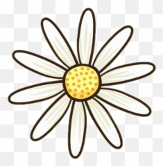 Flower Flor Margarita Sticker - White Daisy Sticker Emoji,Find The Emoji Cheats Margarita