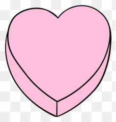 Heart Pink Pastel Sticker By Themariameep - Girly Emoji,Emoji Conversation Hearts