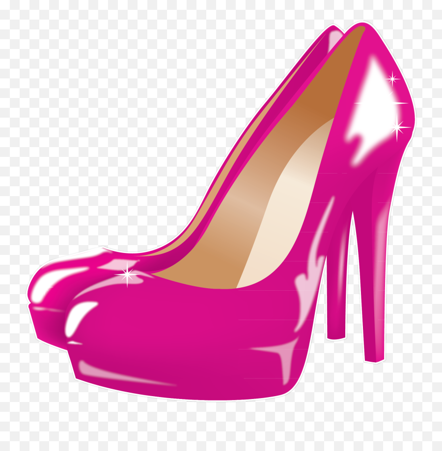 Pink - High Heels Emoji,High Heel Emoticon