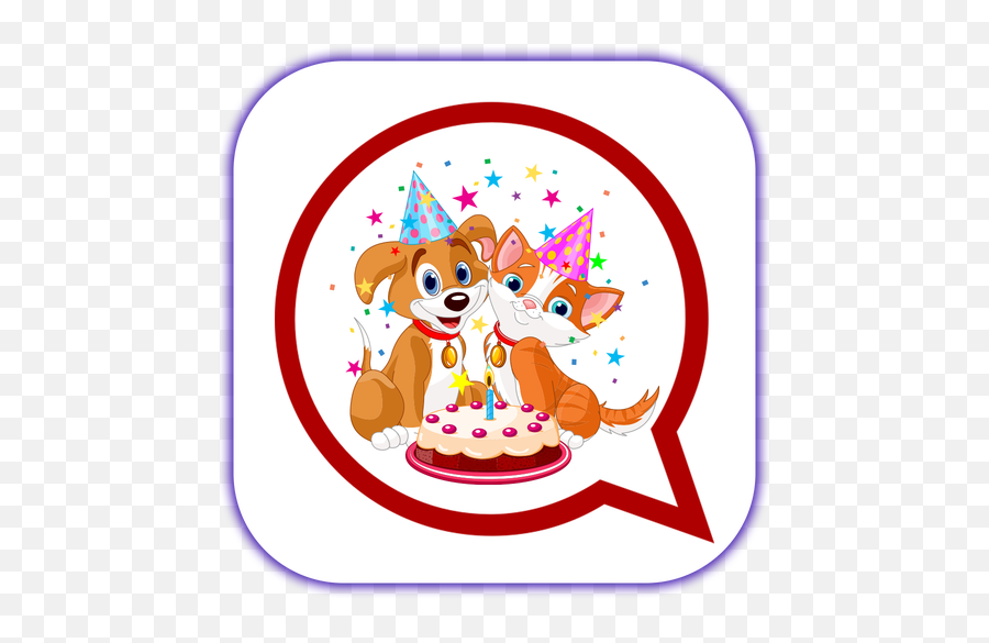 Cute Animal Emoji Stickers - Google Playu0027d Ttbiqlr Dog And Cat,Animal Emoticons