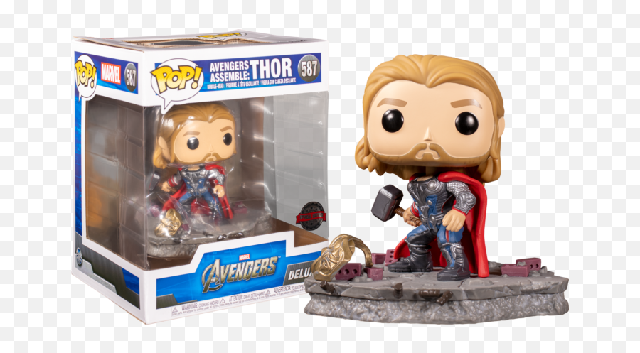 Funko Pop The Avengers - Thor Avengers Assemble Diorama Deluxe 587 Thor Avengers Assemble Funko Pop Emoji,Avengers Emotion Alien