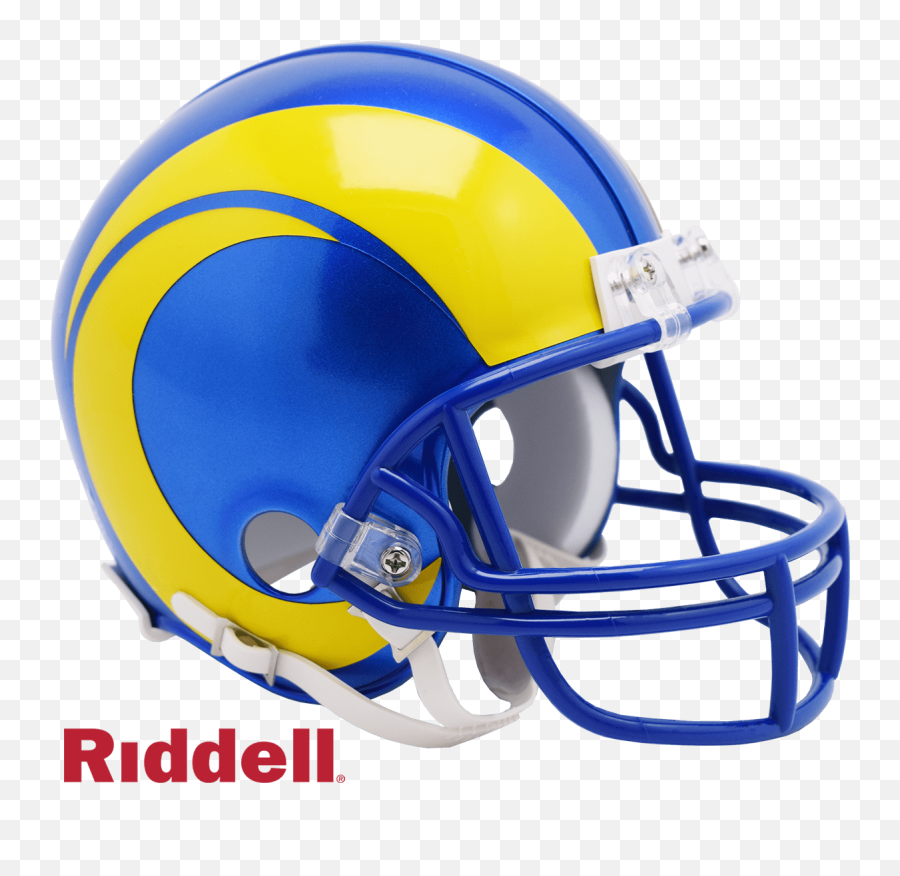 Los Angeles Rams Vsr4 Riddell Mini Football Helmet - Tampa Bay Buccaneers Helmet Emoji,Gators Emoticon Georgia Bulldogs