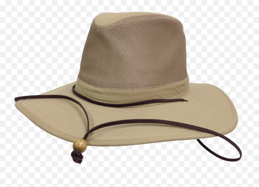 Natural And Neutral Hats Adult Canvas Safari Mesh Crown Hat - Costume Hat Emoji,Straw Hat Emoji