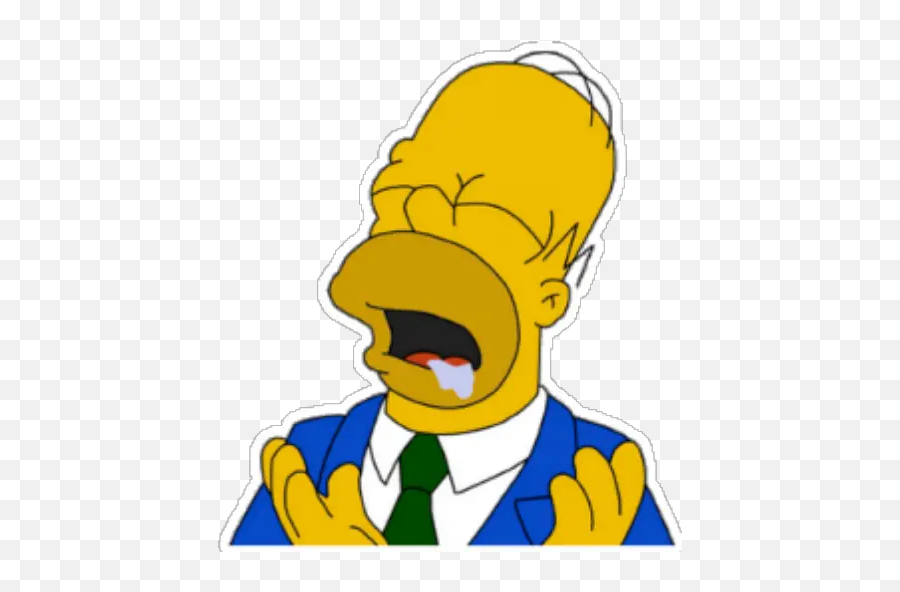 Homero Babeando Stickers Para Whatsapp - Homero Babeando Emoji,Emojis Babeando De Amor