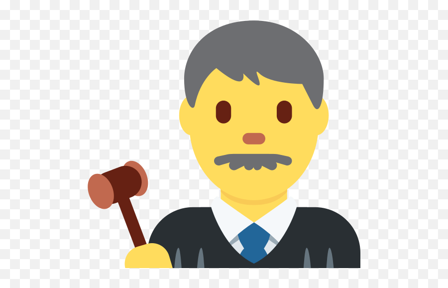 Judge - Judge Emoji,Ban Hammer Emoji