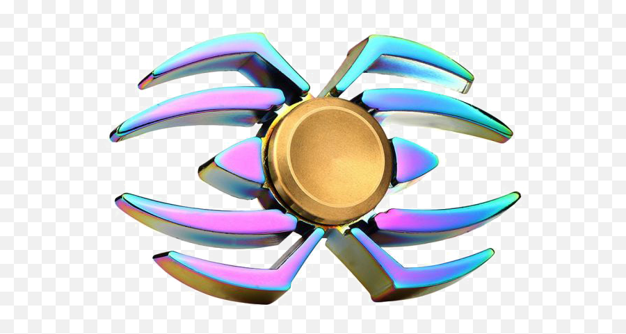 Rainbow Fidget Spinner Png Background - Finger Spinner Emoji,Fidget Spinners With Crab Emoji