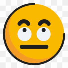 Emoji Emoticon Face Rolling Eyes - Happy,Rolling Eyes Emoji