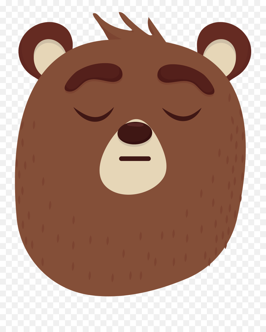 Bobby Bear Head Clipart Free Download Transparent Png Emoji,Angry Emojis Printable