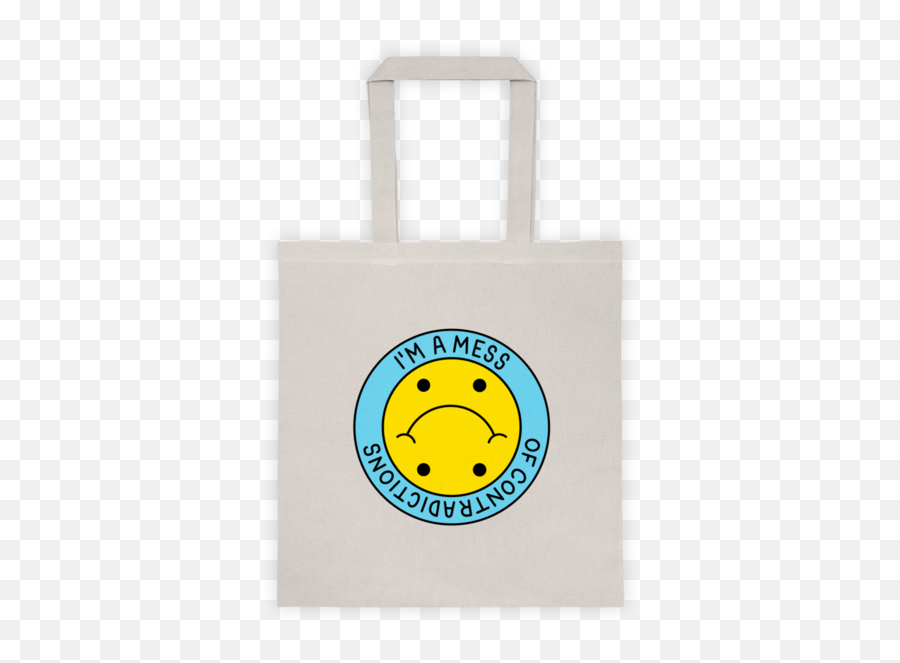 A Mess Of Contradictions Tote Bag Emoji,Emoji For I'm Sorry