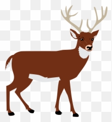 Clipart Reindeer Icon Clipart Reindeer Icon Transparent - Clip Art Deer Png Emoji,Reindeer Emoji