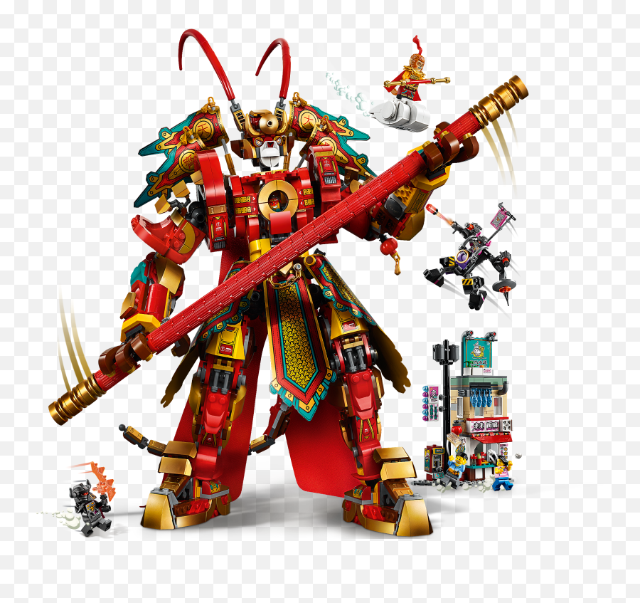 Monkey King Warrior Mech Emoji,Monkey King Emoticon