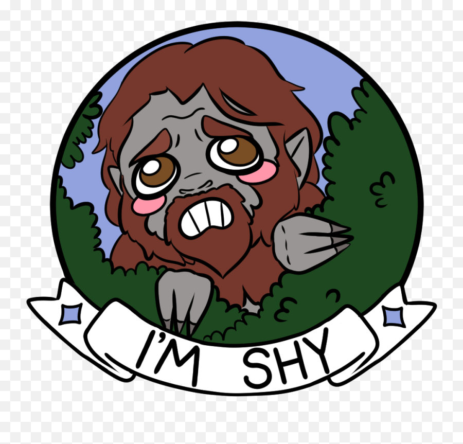 Shy Bigfoot Enamel Pin Emoji,Bigfoot Emoticon Facebook