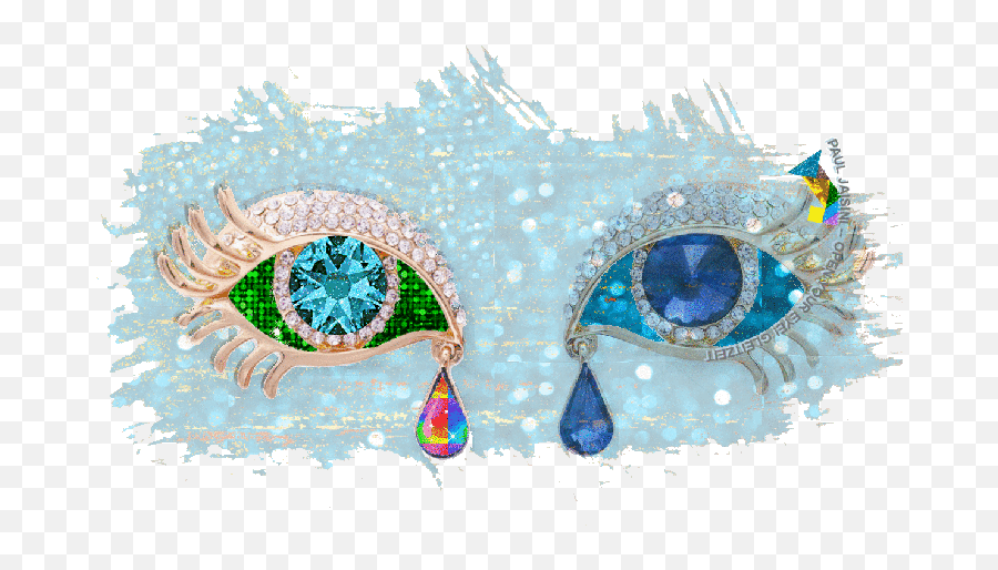 Diamond Magic Eye Art Gif Progress Set U2013 House Of Gif Eye Emoji,Blue Diamond Emoji