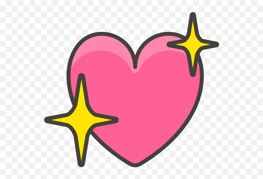 Sparkling Heart Emoji Png Transparent Emoji - Freepngdesigncom,Love Emoji Png