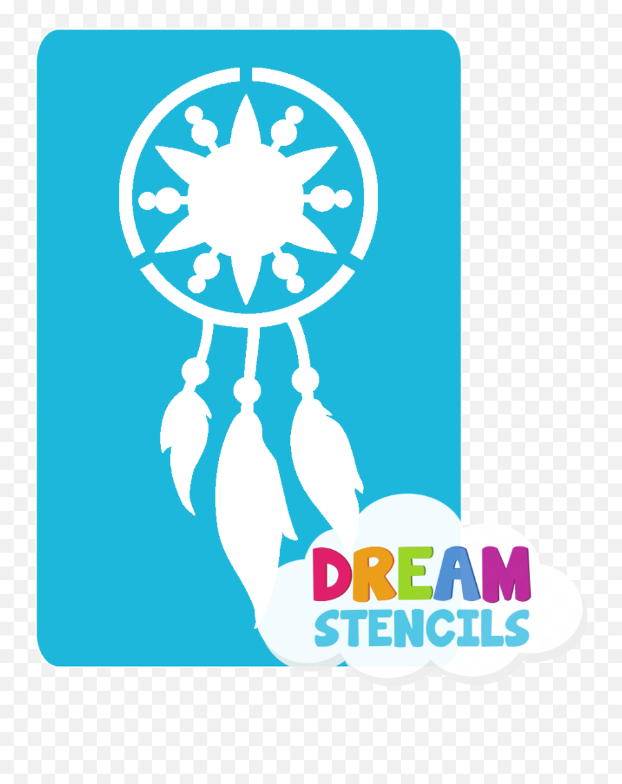 Dream Catcher Glitter Tattoo Stencil - Hp125 5pc Pack Graphic Design Emoji,Emoji Face Stencils