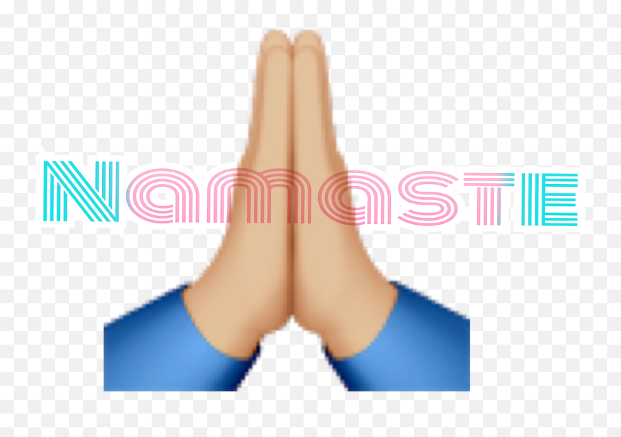 Namaste Sticker By Paula Santos - Stretches Emoji,Emoji For Namaste