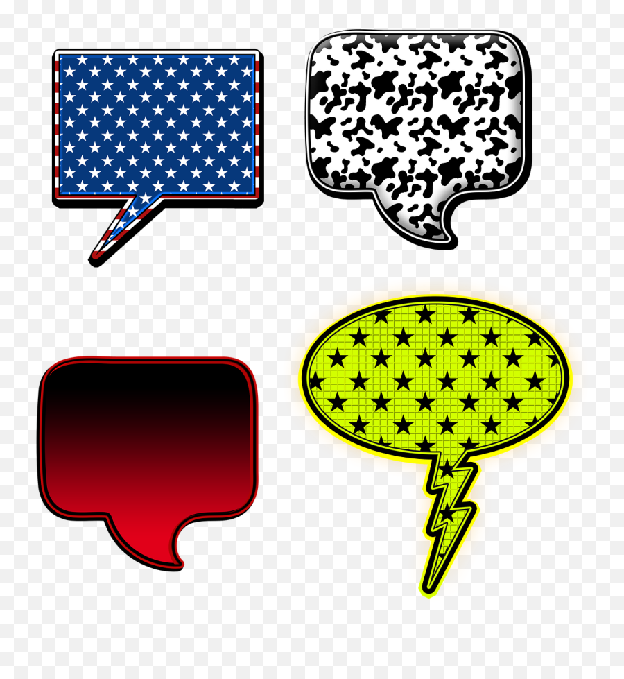 Free Photo Comic Superhero Onomatopoeia Comic Speech Bubbles - Speech Balloon Emoji,Bean Sprout Emoji