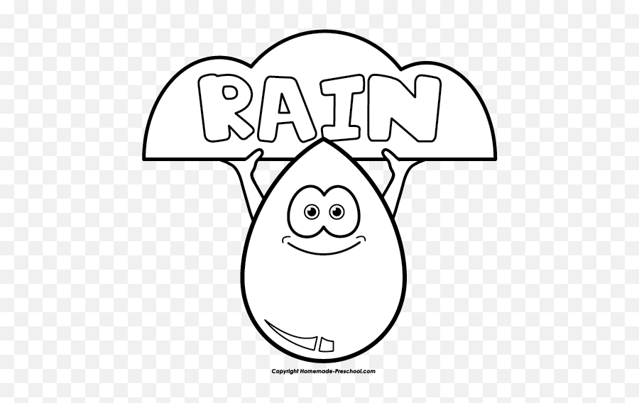 Free Rain Clipart - Happy Emoji,Raindrop Emoticon