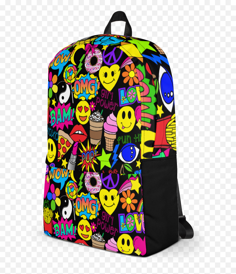 Fun Times Backpack - Water Painted Backpack Emoji,Where Can I Get A Emoji Backpack