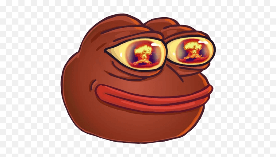 So Glad I Spent Million - Pepe Nuke Emoji,Oh Well Meme Emoticon