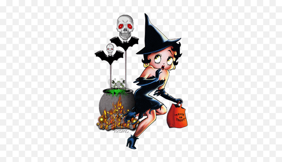 Amazing Betty Boop Halloween Blog Betty - Betty Boop Sorciere Emoji,Emoticons Da Betty Boop