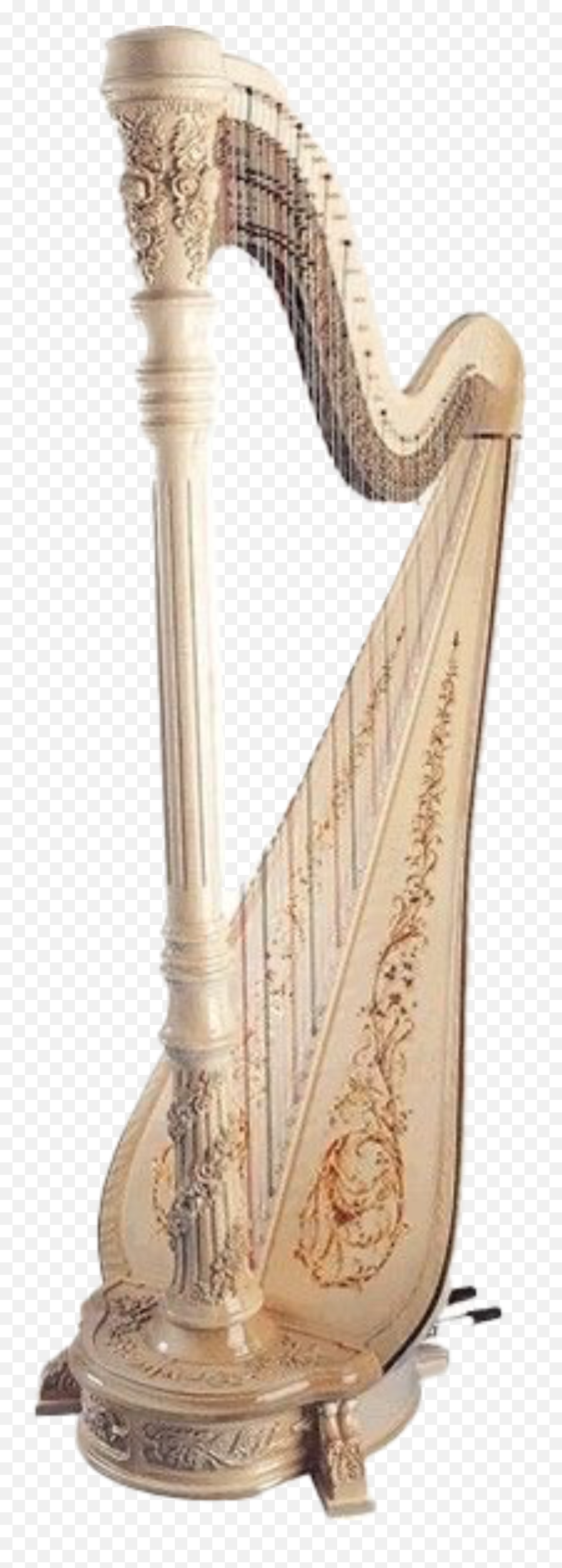 Harp Aesthetic Fancy Sticker - Traditional Emoji,Harp Emoji