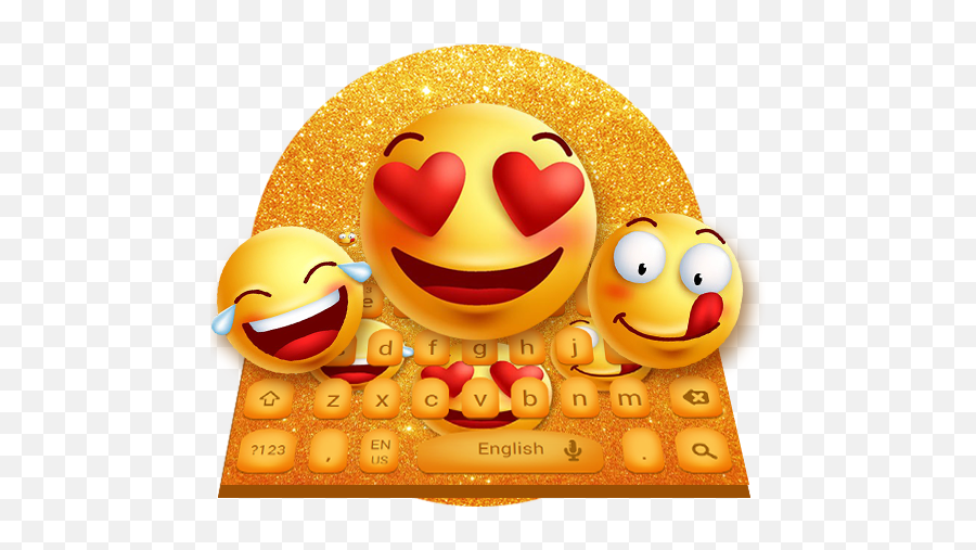 3d Beautiful Cute Glitter Smiley Face - Happy Emoji,3d Emoji Keyboard