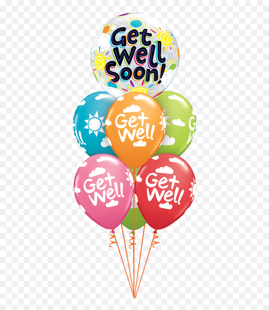 Get Well Balloons - Balloon Emoji,Congrats Balloon Emoticon