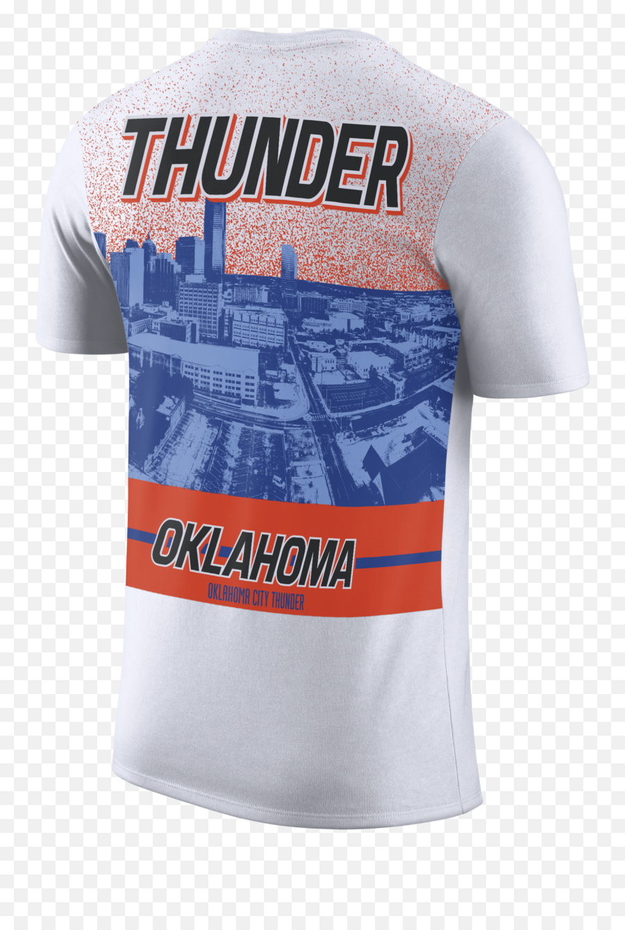 Okc Thunder City Edition Nike Mens - Short Sleeve Emoji,Thunder Majestic Emoji T-shirt