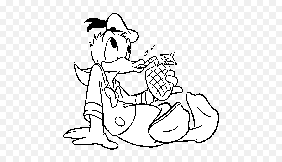 Hilarious Activities Of Funny Duck 20 - Donald Duck Coloring Pages Funny Emoji,Mickey Mouse Emotion Coloring Pages