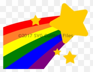 Svg Cutting Files - Svg Files For Silhouette Cameo Sure Cuts Rainbow Shooting Star Emoji,Rainbow Emoji Svg
