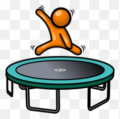 Symbol Verbs T - Indoor Trampoline Clip Art Emoji,Trampoline Emoticon Links