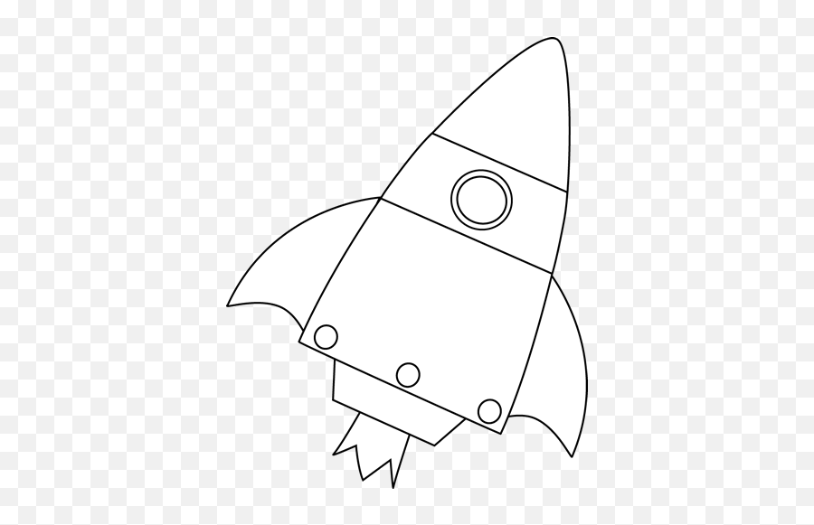 Space Clip Art - My Cute Graphics Space Black And White Emoji,Rocket Emoticon Black