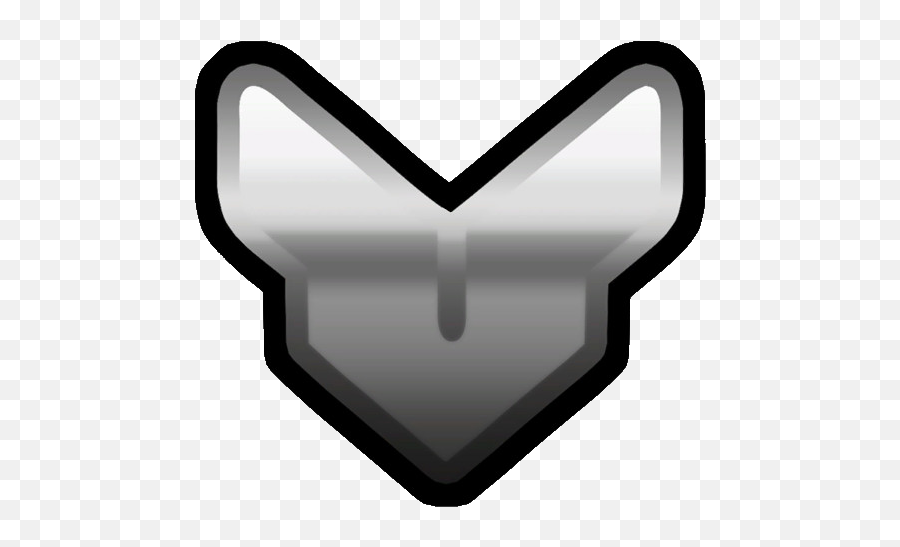 Overwatch Rank Symbols - Overwatch Silver Logo Png Emoji,Overwatch Heart Emoji