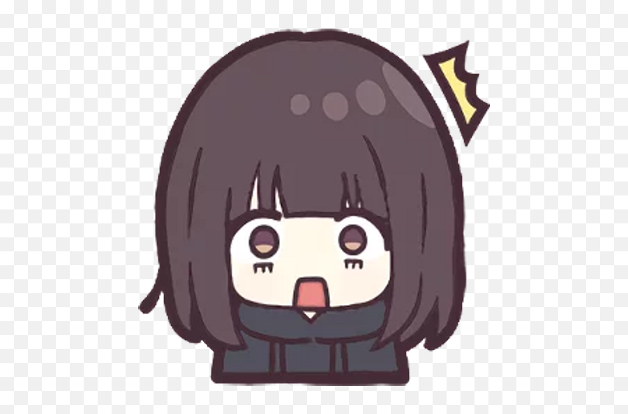 Sticker Maker - Menhera Chan Emoji V1,Transparent Emojis Anime