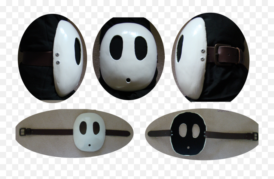 Handmade Shyguy Mask - Real Shy Guy Mask Full Size Png Emoji,Free Image Of Shy Emoticon