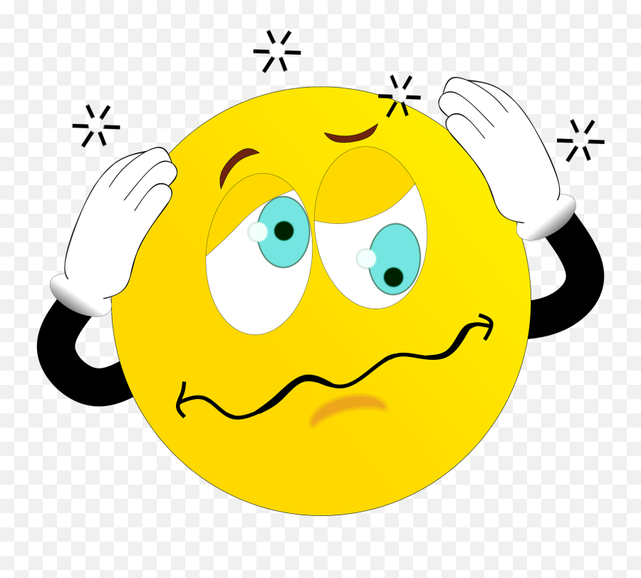 Dealing With Hangovers - Confused Emoji,Headache Emoji