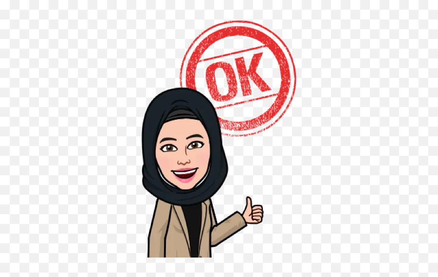 Working U200d By Aifaa - Sticker Maker For Whatsapp Emoji,Hijab Emoji