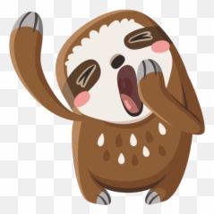 Vk Sticker 34 From Collection Larry Download For Free Emoji,Sloth Emoji Png