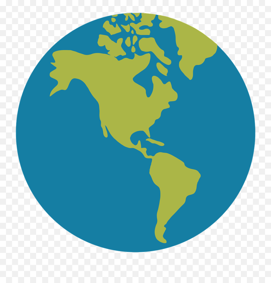 Emojis Planet Earth World Continents - World Map Emoji,Free Emojis