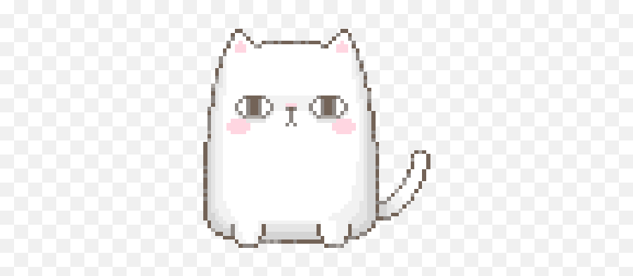 Kawaii Cat Pixels - Pixel Cat Gif Transparent Emoji,Kawaii Cat Emoji
