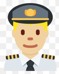 Man Pilot Emoji Clipart - Pilot Emoji,Us Army Emoji