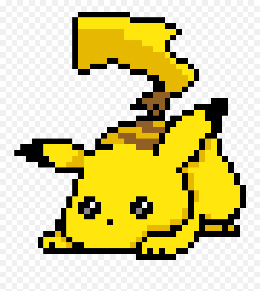 Pixel Art Gallery - Happy Emoji,Pikachu Text Emoticon