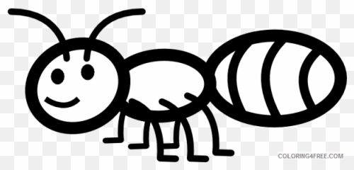Ants Coloring Pages White Ant At - Coloring Pictures For Letter Emoji,Sleep Ant Ladybug Ant Emoji