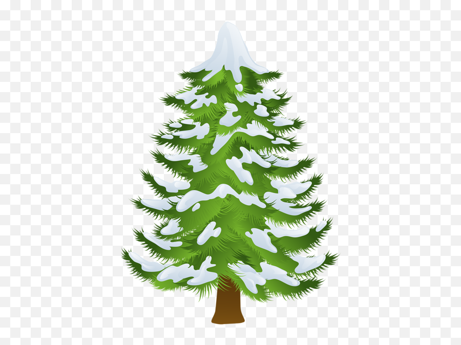 Snowy Trees Png Download Free Clip Art - Clipart Pine Tree Transparent Background Emoji,Pine Tree Emoji