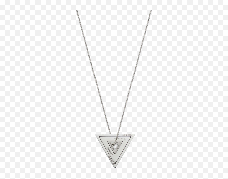 Medals Accumulation Le Gramme Triangle In Silver 925 - Solid Emoji,Emotion Necklace
