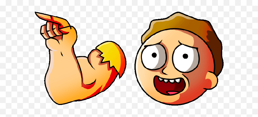 Armothy Cute Cursor - Happy Emoji,Rick And Morty Emoticons