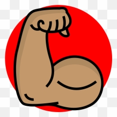 Arm Muscle Art Sturdy Freeuse Library - Brazo Fuerte Png Emoji,Strong Arm Emoji