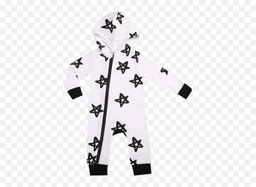 Pajamas Clipart Baby Romper Pajamas - Hooded Emoji,Emoji Footie Pjs