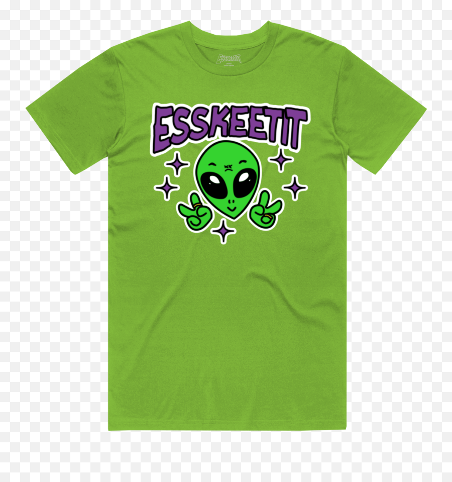 Alien Tee - Lime Oasis Definitely Maybe T Shirt Emoji,Alien Fb Emoticon